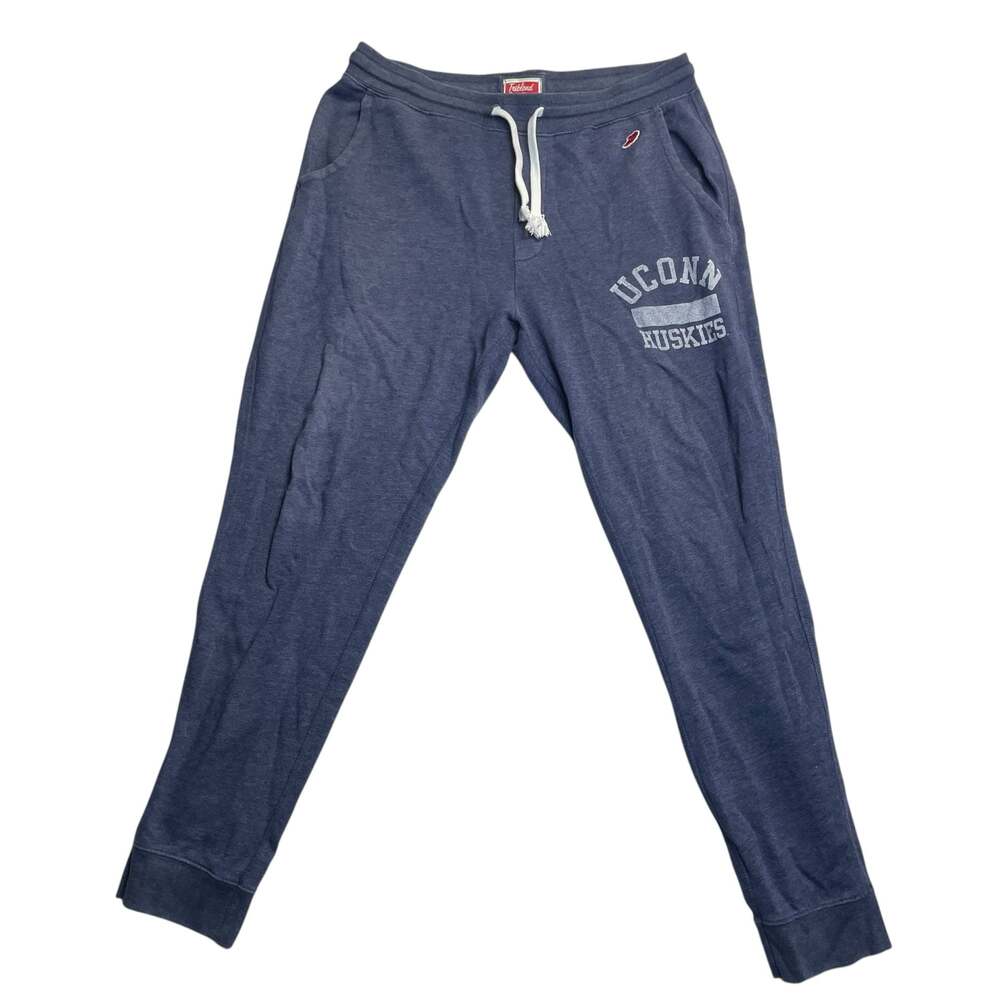 League UConn Huskies Jogger Sweatpants Men’s Large Blue Drawstring